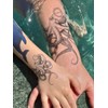 Matching Octopus Wrap Temporary Tattoo – Large 16x14cm + Small