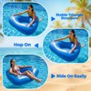 Relaxgiant 1 Pcs 44" Large Triangular Inflatable Pool Float Tube