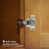 DecoBasics 50 Pack 1/2 inch Overlay Soft Close Cabinet Hinges