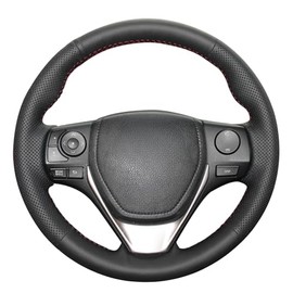 MEWANT Microfiber Leather Steering Wheel Cover for Toyota RAV4 2013-2019/Corolla 2014-2019/Corolla iM (US) 2017-2018/Auris 2013-2016/Steering Wheel Accessories for Toyota RAV4 Corolla Auris