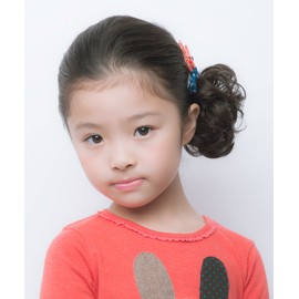 Priscilla GVS-04 Girls Scrunchie Wig, Petite Curl, Heat Resistant, TBK/Black