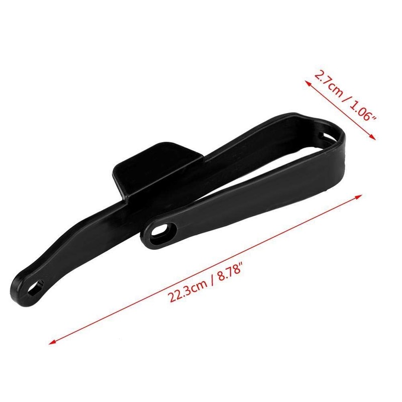 KSTE Motorcycle Chain Slider Clear Protective Case Chain Guard for