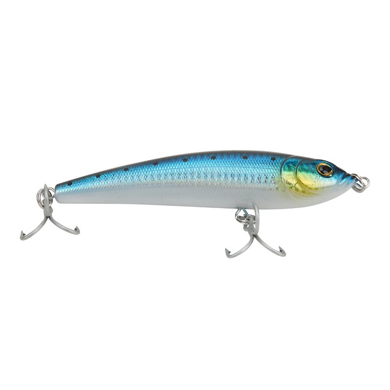 Sinking Pencil Fish Lure Hard Bait 3D Eyes with Hook