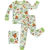 Bamboo Viscose Toddler Pajamas Boys Girls Kids Baby 2pcs Long-Sleeve