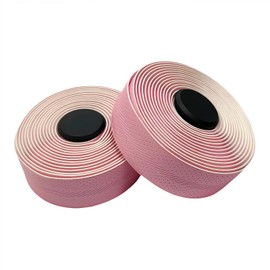 JMFahrrad Bicycle Handlebar Tape for Road Mountain Gravel Bikes Anti-Slip PU Shock-Absorbing EVA Foam Handle Bar Wrap Tapes, 270 cm/106 Inch (Pink)