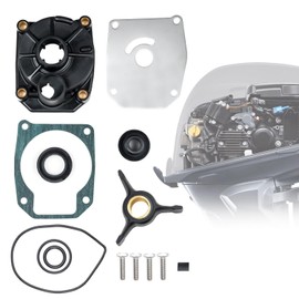 PumuHo Johnson Evinrude 40HP 50HP 438592 Water Pump Repair Kit Outboard Impeller With Housing Sierra 18-3454 433548 433549 777805 48/50 HP 2 Stroke 1989-1998