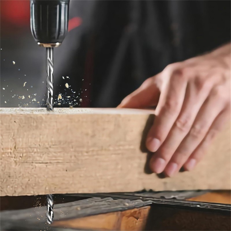 Extra Long Straight Shank Twist Drill Bits, 9mm Extension High
