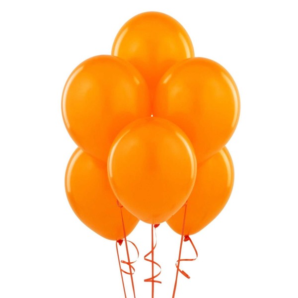 10pcs Plain 12" Orange Helium Quality Latex Balloons Birthday Wedding