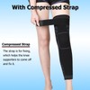 Goosom 2 x Adjustable Knee Brace Unisex Elastic Compression Sports