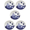 Mino Ware 145057 (5) Small Plates, Set of 5, Fuji