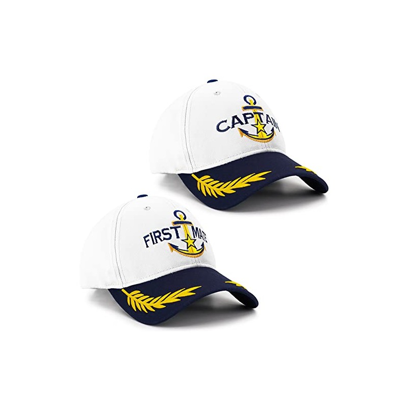 Captain Hat & First Mate | Matching Skipper Boating Baseball