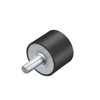 uxcell M10 Thread Rubber Mounts,Vibration Isolators,Cylindrical Shock Absorber with Studs