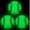 durony 3パック 暗闇で光る 野球 ライトアップ 野球公式サイズ 9 男の子と女の子への野球ギフト 野球ファンアクセサリー スクールゲーム