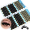 Lash Clusters 100D+160D+180D+200D Spikes Lash Individuals Manga Eyelash Clusters Long