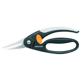 Fiskars Fishing scissors, total length: 22 cm, quality steel/plastic, functional shape, 1003032
