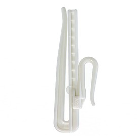 iroha Curtain Hooks Adjuster Type 3.0 inches (75 mm), 8 Pieces (AB Compatible)