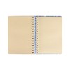 Idena 11366 Notebook A5 with 66 Stickers, Blue, Journal with