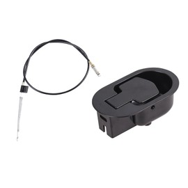 umyeoqoyo Universal Recliner Release Handle with Cable Couch Style Pull Handle Replacement for Sofa, Chair, and Armchair Recliners, Fits Most Furniture Models (Black)