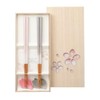 Graport Cherry Blossom Chopsticks Set, Pink, Size: Approx. W 0.9