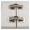 2 Pieces Hidden Hinges Soft Close Surface Mount Kitchen Cabinet