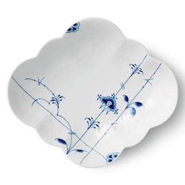 Royal Copenhagen 1025834 Blue Palmette Flower Bowl, 10.2 inches (26 cm)