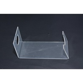 aJudaica Acrylic (Lucite) Shofar Stand for Ram's Horn Shofars up to Size 15"