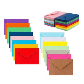 48 pcs 5" x 7" A7 V Flap Colorful Envelopes for Invitations Birthday, Graduation, Baby Shower, Greeting Card (Colorful)