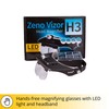 Levenhuk Zeno Vizor H3 Head Multi-Power Magnifier with LED Light