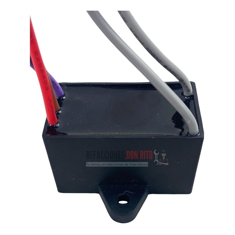 Capacitor Triple 4uf-5uf-6uf Compatible Con Ventilador De Lujo