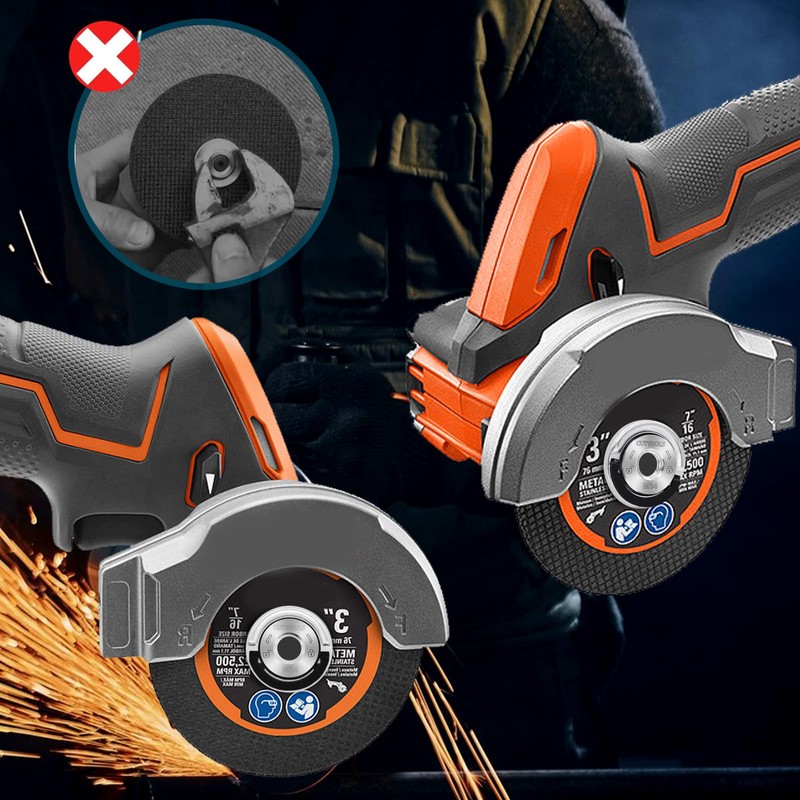 RUNYU Pack of 2 Quick Release Nuts for Angle Grinder,