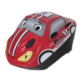 VENTURA Unisex Child Racing Car children Helmet 3D - Red M, 52-56 cm