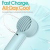 Mizong Mini Portable Fan, USB Personal Handheld Fan with 3-Speed