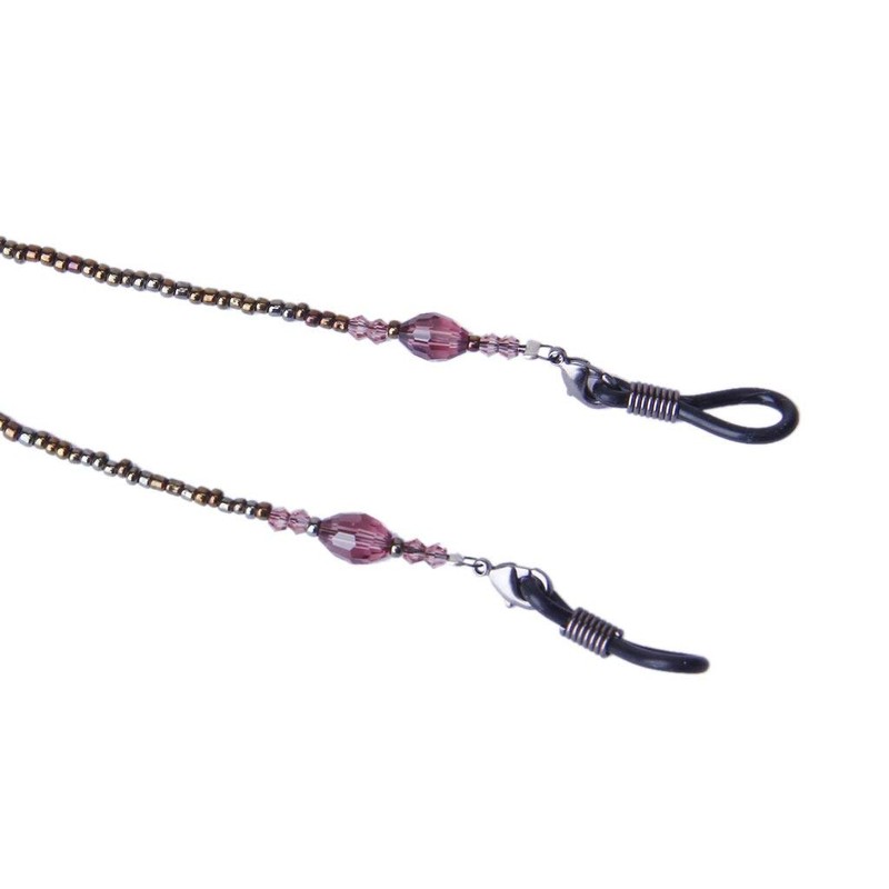 KONAMO Shell Glass Beads Glasses Chain Holder Anti-Slip Sunglasses Retainer