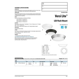 Lithonia Lighting 13 inch Round LED Flush Mount Thin Ceiling Light Mount, Nickel, 4000K, Dimmable