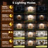 Solar Lights Outdoor Waterproof,396 LED Solar Shed Light Indoor Outdoor