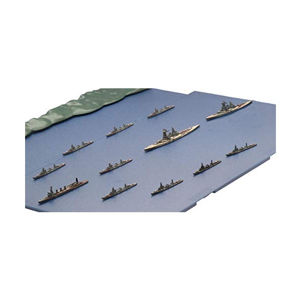 Fujimi Model 1/3000 Collecting Warship Series No. 15 Gadarcanal Island Bomber Corps Set (Kongo, Haruna, Ijusu, Painted Joku), Plastic Model Warship 15