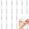 Pack of 10 Transparent Twist Pen (5 ml) Leak-proof and