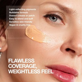 Azio Beauty SPF 50+ Tinted Anti-Aging Moisturizer, 35ml – Hydrating, Anti-Wrinkle Face Sunscreen, Sheer Coverage, Pore-Blurring & Fine Line Smoothing with Matrixyl Niacinamide (Fair)