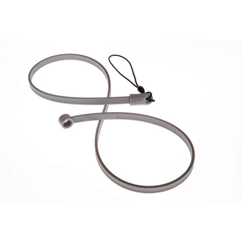 ZoopLoop Grey Silicone Scratchproof 20.75in Tether for Digital Electronic Styluses
