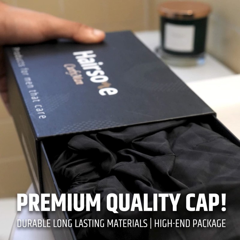 Large & Durable Shower Cap for Men (Special Design) —