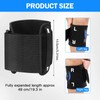 Bcuuozeeing Knee Bandage (Black-2 Pieces)