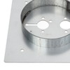 Diesel Heater Mounting Plate Turret Planar Galvanized Steel High Strength