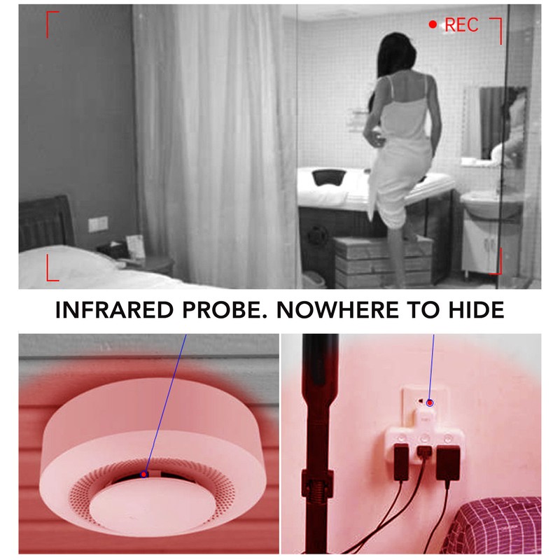 Candid Camera Detector LED Lightweight Wireless Infrared Camera Scanner for