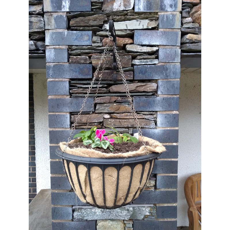 Chimney Sheep 12" natural jute hanging basket liner pack of