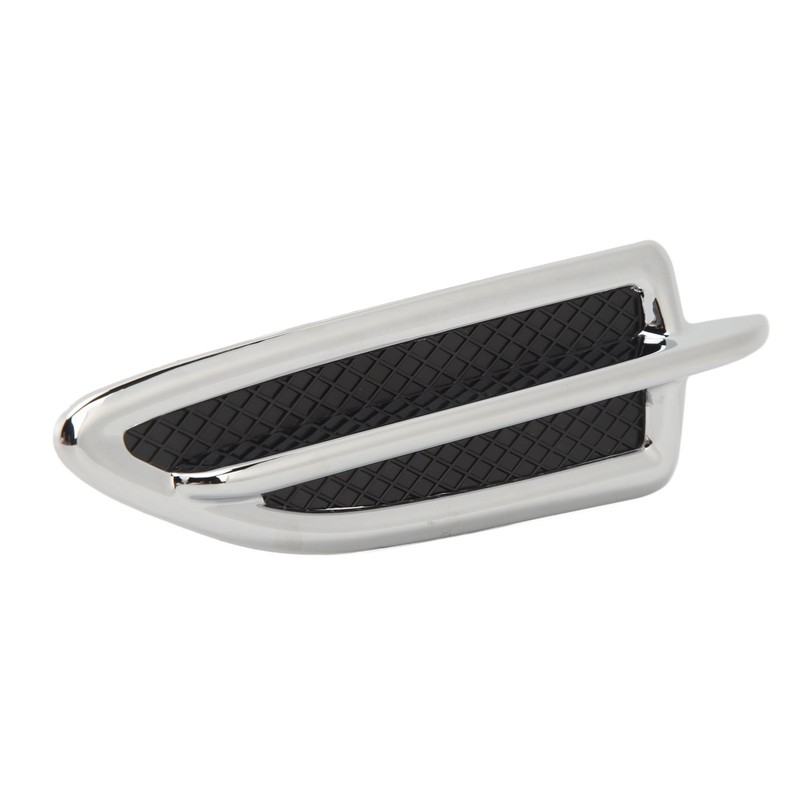 Front Mudguard Vent Molding Chrome Stylish Easy Installation Mud Flap