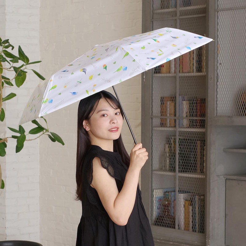 Nifty Colors 2482OF Folding Umbrella, Blackout Slender Mini