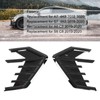 2Pcs/Set Car Side Cover Air Vent Trim Glossy Black Rubber