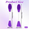 Pore Cleaning Brush, 2 Pcs 2 in 1 Silicone Face