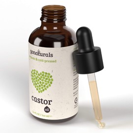 GONATURALS 100% Castor Oil - Organic Castor Oil for Hair Growth & Hair Care - Face Oil for Skin Care - A Natural Hair Oil & Hair Growth Serum Found in a Eyelash Growth Serum & Hair Growth Oil (100 ml)