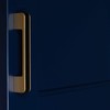 GlideRite Hardware 3-3/4 in. Center Embossed Leather Strip Cabinet Pull